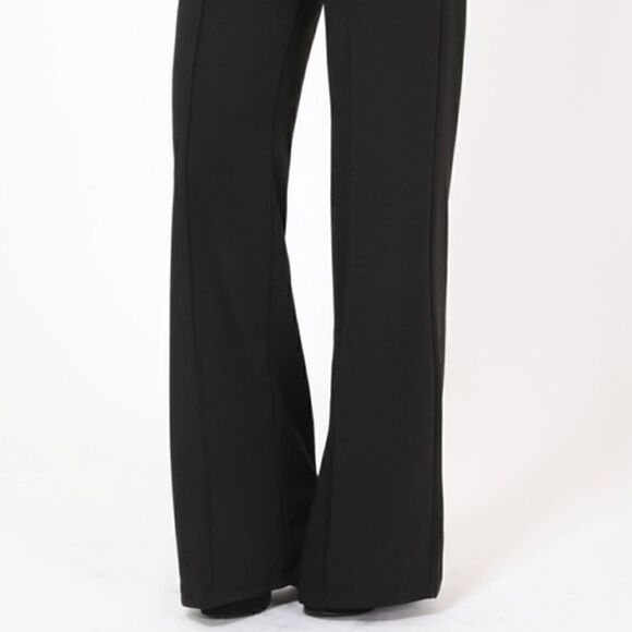 Black Dress Pants with Belt - Picture 4 of 14